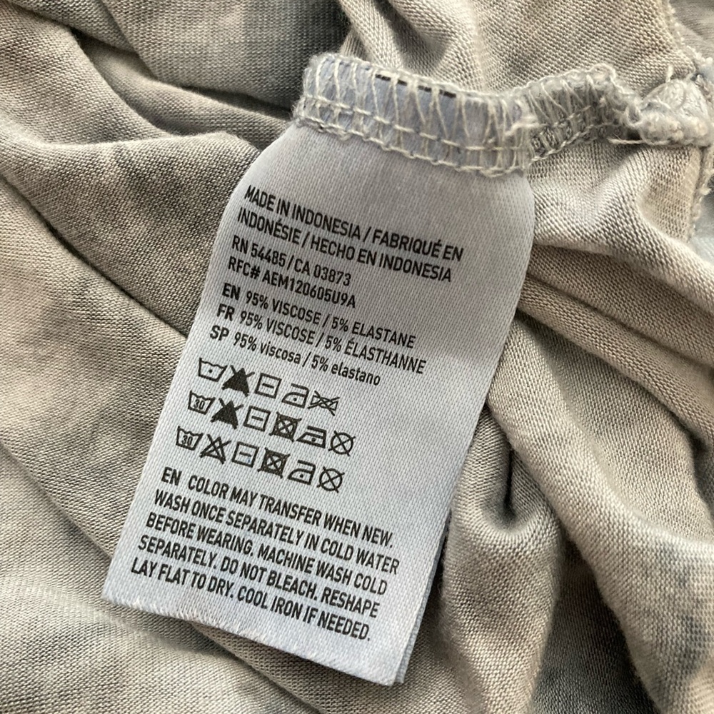 American Eagle Outfitters AE Soft and Sexy tie dye blue tank top XL Extra Large - Picture 4 of 5